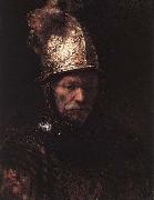 REMBRANDT Harmenszoon van Rijn Man in a Golden Helmet Spain oil painting artist